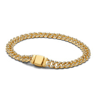 Cuban Armband mit Moissanit