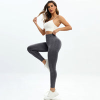 Nahtlose Scrunch Butt Yoga Leggings