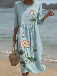 Vanessa™ | Elegantes Blumen Kleid