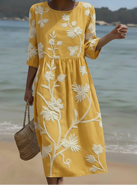 Lauren™ | Elegantes Blumenmusterkleid