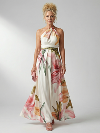 Amiel | Leichtes Blumenkleid Maxi