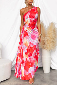 Yanira™ | Plissiertes Kleid mit Off-Shoulder