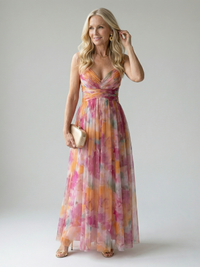 Isel | Weiches Wickel-Maxi-Kleid