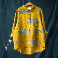 Marina | T-Shirt mit lustigem Fischdruck