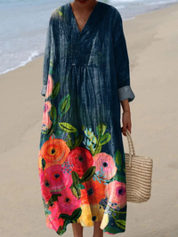 DUSK | Boho Maxikleid