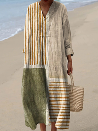 Jasmine | Patchwork Maxikleid