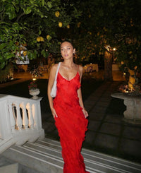 Eila™ | Maxikleid mit Volants