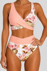 Luisa™ I Bikini mit floralem Muster und hohem Taillenschnitt