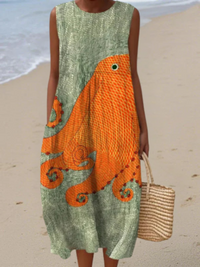 Tess™ Oceanic Midi Kleid