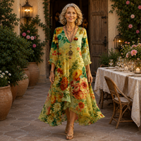 Janessa | Müheloses Floral-Midi-Kleid 🌿