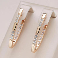 Elegante Ohrringe mit Zirkonsteinen