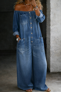 Helen | Lange Overall mit Freien Schultern
