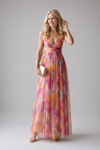 Élise | Maxikleid Wickelkleid mit Farbverlauf