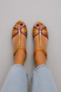 Viviana | Mediterrane Bunte Sandalen