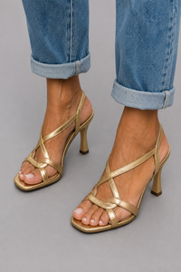 Elisabetta | Goldene Sandalen Charm Estivo