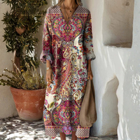Nora Urban Bohemian Kleid – Kunst trifft auf herbstliche Eleganz
