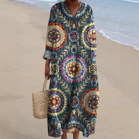 Soraya | Boho-Kleid mit Ethno-Druck