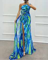 Mia™ | Vibrantes Drapiertes Kleid
