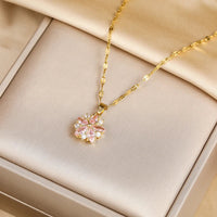 Collier Sakura Rose Romantique aus Rvs