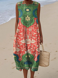 Vera™ Midi-Boho-Kleid