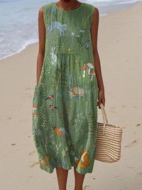 Hope™ Woodland Midi-Kleid