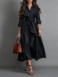 Minimalistisches Klassisches Hemdkleid