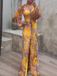 Amelia™ | Elegantes Kleid mit V-Ausschnitt