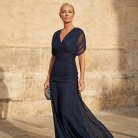 Avery | Elegantes blaues Kleid