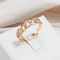 Goldene Ring “Maille Chic”
