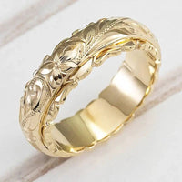 Goldener Ring “Alte Blume”