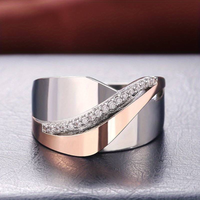 Eleganter Ring aus Glänzendem Roségold