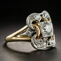 Goldene Ring Elegance™ – Zirkon Glanz