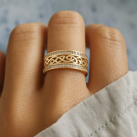 Goldene Ring “Luce Vuota”