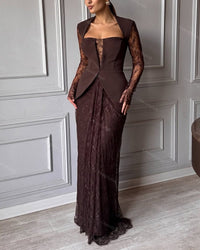 Elegantes Spitzenkleid
